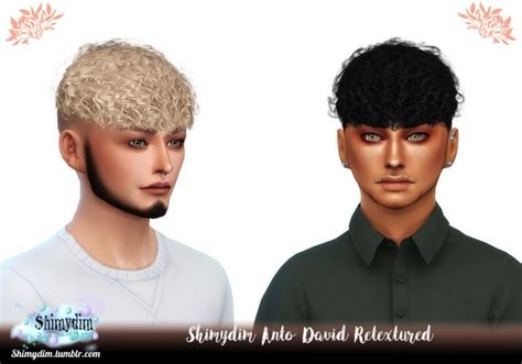 Anto David Hair Retexture Naturals Unnaturals At Shimydim Sims Sims