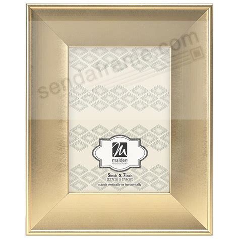 Collins Brushed Gold Scoop 5x7 By Malden® Picture Frames Photo