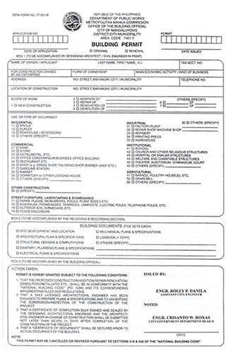 We add a logo to the application title bar and then we create a simple form with. Building Permit Application Form in Mandaluyong City: What ...