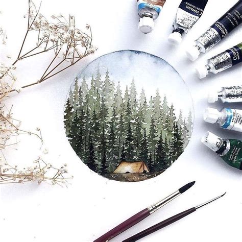 Beautiful Watercolor Works By Rosiessketchbook Shared By Veri