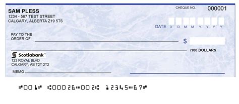 How to read a rbc cheque canada. Bank Of Nova Scotia Routing Number Canada - story me