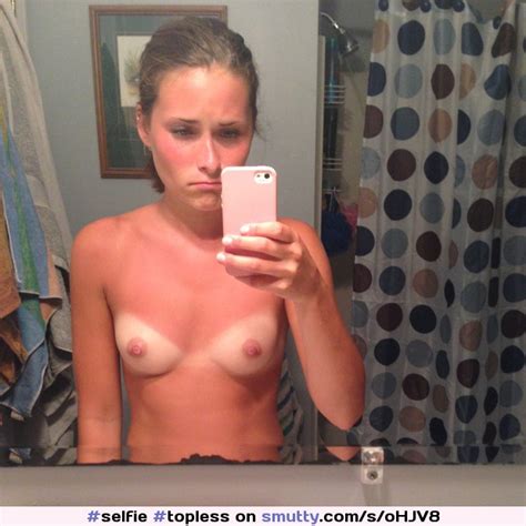Selfie Topless Tanlines