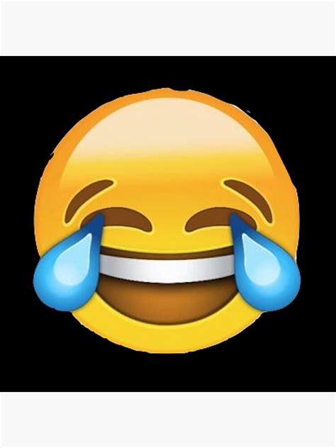 Laughing Until Crying Emoji Framed Art Print By Emojishirts106