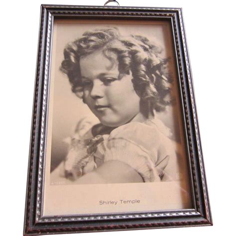 Shirley Temple 20th Century Fox Studio Portrait In Period Frame C