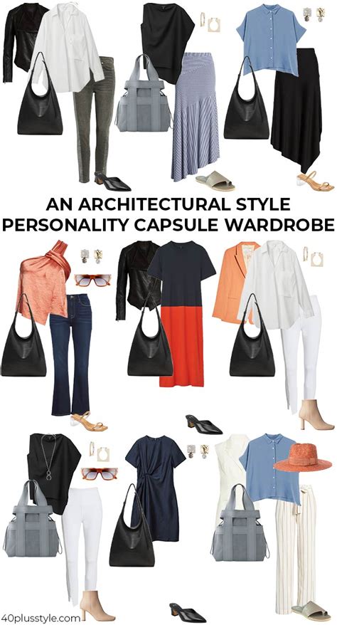 Architectural Style Personality Capsule Wardrobe And Guide 40style