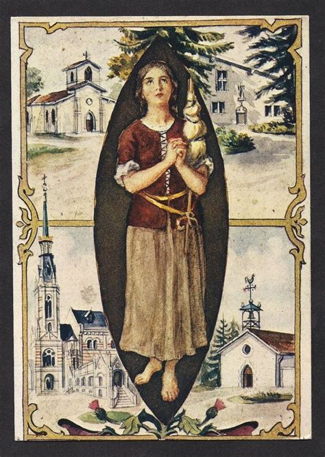 St Joan Of Arc Gorgeous Vintage Post Card Of The French Saint Saint