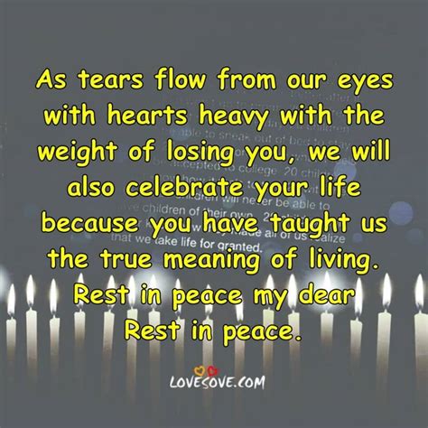 Rest In Peace Quotes For A Cousin