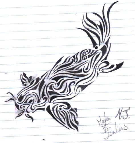 Koi Fish Tattoo Design By Griffon2745 On Deviantart