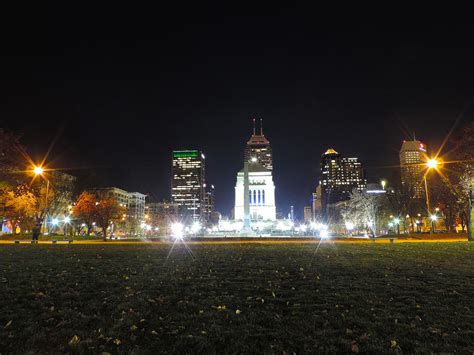 Downtown Indianapolis Skyline At Night Photograph By Cityscape Photography