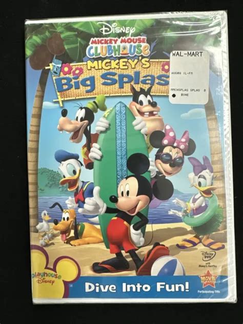 Disney Mickey Mouse Clubhouse Mickeys Big Splash Dvd 2009 Factory