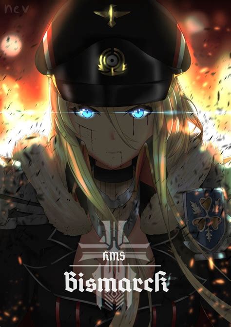 Badass Bismarck Azurelane Kawaii Anime Anime Military Anime Wallpaper