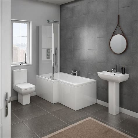 Milan Modern Shower Bath Suite Online At Victorian Uk