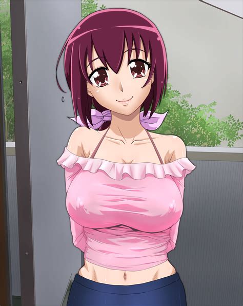 Wallpaper Hoshizora Ikuyo Smile Precure Anime Girls Cleavage Nipples Through Clothing