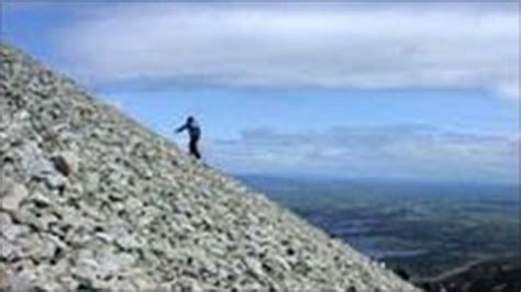 Thousands Join Croagh Patrick Holy Mountain Climb Bbc News