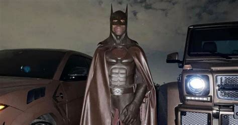 Travis Scotts Memeified Batman Costume Explained And Why It Got These Celebrities Talking