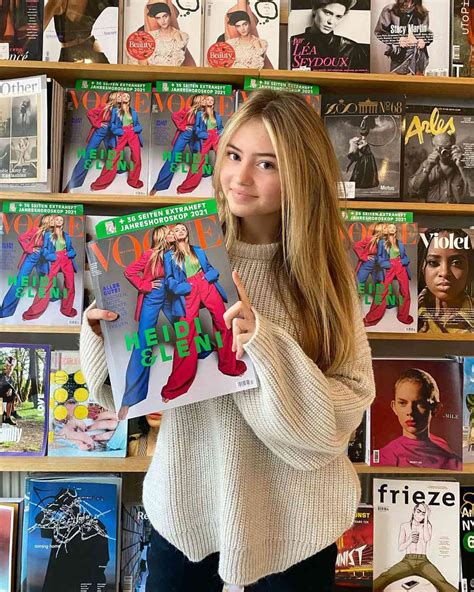 Heidi Klums Daughter Leni 16 Celebrates Her Vogue Cover Couldnt Wait To Buy One