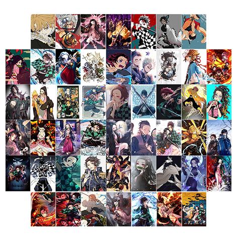 Buy Demon Slayer Wall Collage Kit Kimetsu No Yaiba Aesthetic Pictures