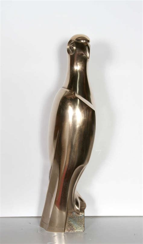 Unknown Art Deco Bronze Falcon Sculpture For Sale At 1stdibs