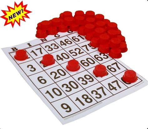 Large Bingo Chips Abbott Bingo Products Bingo Supplies