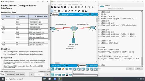 morbosità Pastore irregolare configurare router packet tracer