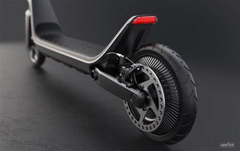 Amper Engineering Electric Scooter On Behance