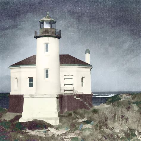 Bandon Lighthouse By Carol Leigh Lighthouse Carole Bandon