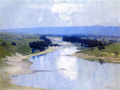 The River Painting Sir Arthur Streeton Oil Paintings
