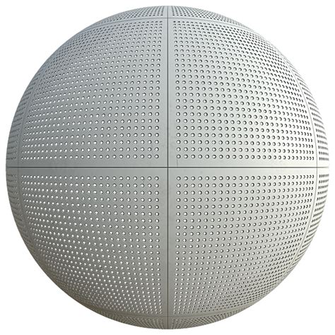 Perforated Metal Ceiling Panel Free Pbr Texturecan