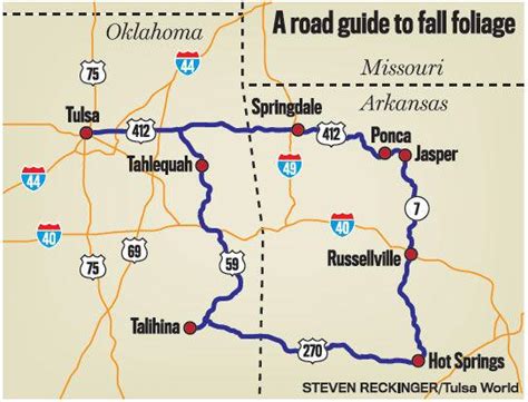 See The Fall Color With This Ultimate Foliage Drive Through Oklahoma