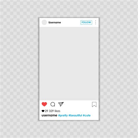 Premium Vector Vector Social Media Instagram Mockup Post Template