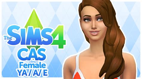 The Sims 4 Female Young Adult Adult And Elder Cas Create A Sim