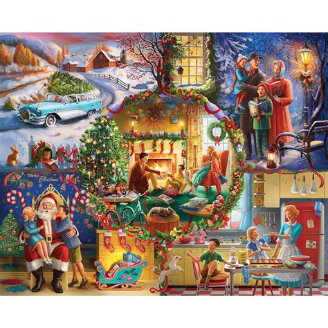 Christmas Traditions 1000 Piece Jigsaw Puzzle Spilsbury