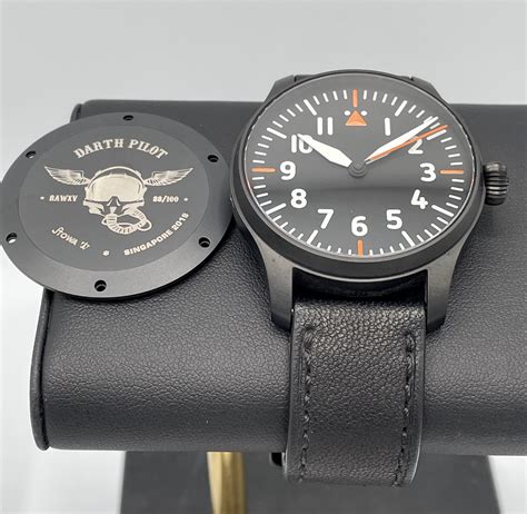 Stowa Darth Pilot Raw Red Army Watch Limited Edition 40mm Swiss