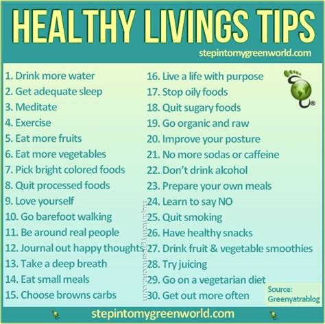 Healthy Living Tips 1 Incredible Health And Nutrition