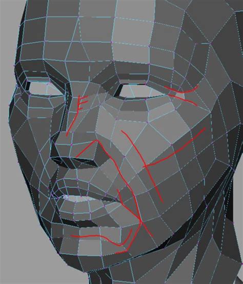 Topology In Digital Sculpting Face Topology Topology Digital Sculpting