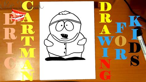 How To Draw Eric Cartman From South Park Characters Step By Step Easy