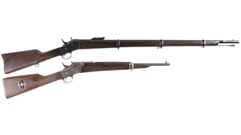 Two Remington Rolling Block Long Guns Rock Island Auction