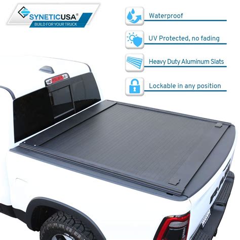 Buy Syneticusa Retractable Hard Tonneau Cover Fits 2007 2021 Toyota