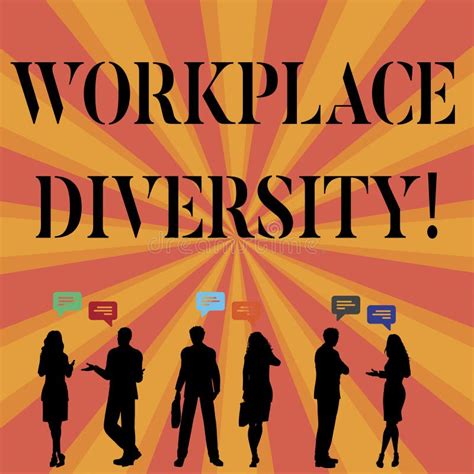 Text Sign Showing Workplace Diversity Conceptual Photo Different Race