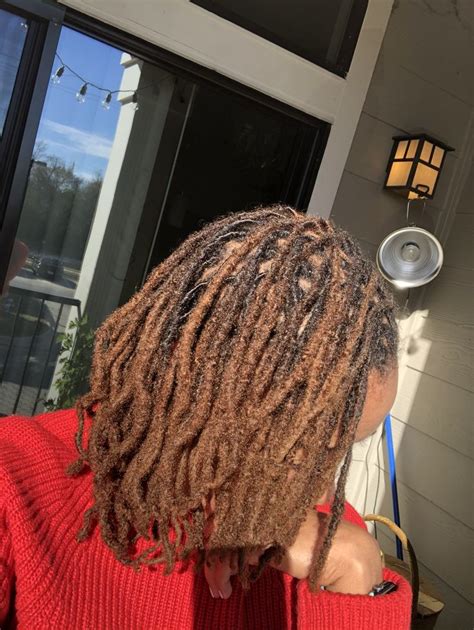 Dyed My Locs I Was So Nervous But The Color Is Pretty And Im Getting