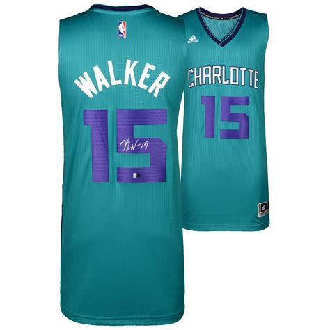 Fanatics Authentic Kemba Walker Charlotte Hornets Autographed Adidas Teal Swingman Jersey