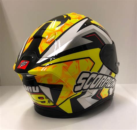 Racing Helmets Garage Scorpion Exo R1 Air Abautista 2019 By Starline
