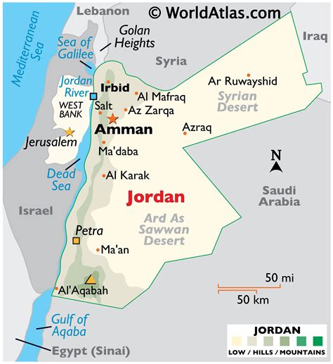 Jordan Country In World Map Map