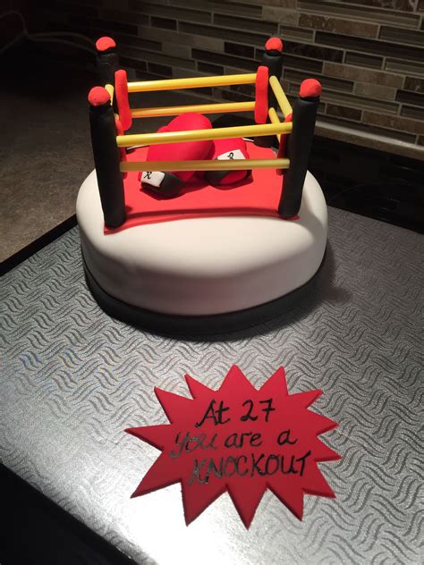 Take your box cake mix to the next level with this easy recipe! Boxing ring cake