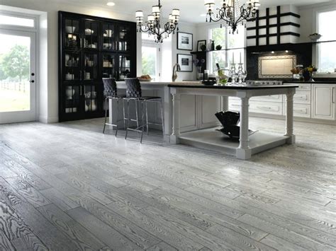 Grey Laminate Flooring Kitchen Kitchen Grey Floors White Cabinets