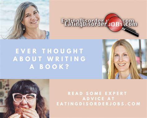Eating Disorder Authors Highlight Eating Disorder Jobs