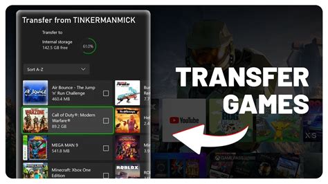 Transfer Games From Xbox One To Xbox Series Xs Youtube
