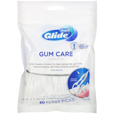 Oral B Glide Gum Care Floss Picks 30 Count Iherb