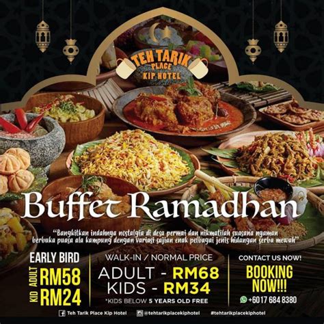 Namun, setiap tawaran early bird ini mempunyai tempoh masa yang tertentu. Buffet Ramadhan @ KIP Hotel | Malaysian Foodie