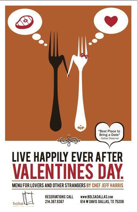 Fun Valentines Day Restaurant Promotional Poster Valentine Restaurant Restaurant Promotions